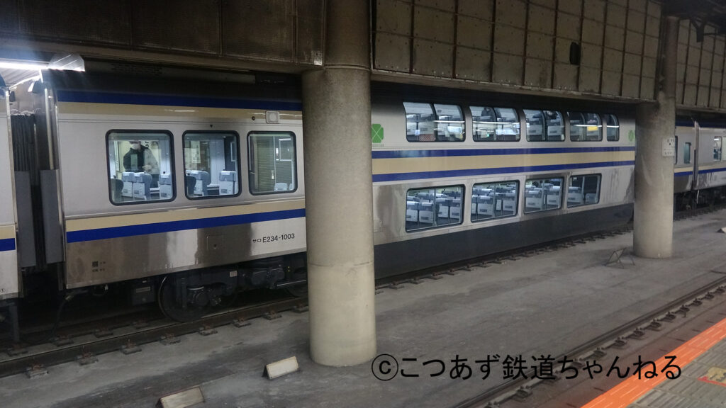 横須賀線・総武快速線のE235系1000番台に連結されているグリーン車