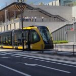宇都宮LRT・ライトラインのパレードが開催 パフォーマンスも